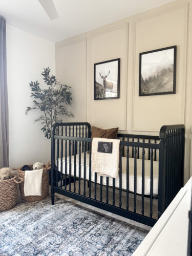 Small baby boy nursery, sophisticated boy nursery design, neutral boy nursery #marlydiceblog