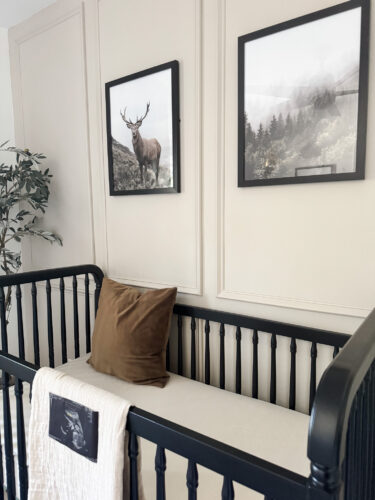 Small baby boy nursery, sophisticated boy nursery design, neutral boy nursery #marlydiceblog