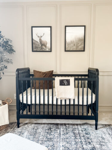 Small baby boy nursery, sophisticated boy nursery design, neutral boy nursery #marlydiceblog