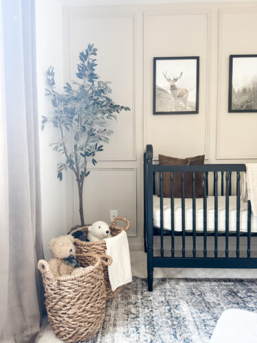 Small baby boy nursery, sophisticated boy nursery design, neutral boy nursery #marlydiceblog
