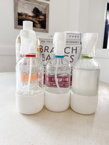 Nontoxic cleaning review - favorite non toxic cleaner for everyday use, windows, mirror, bathrooms and more - #marlydiceblog branch basics