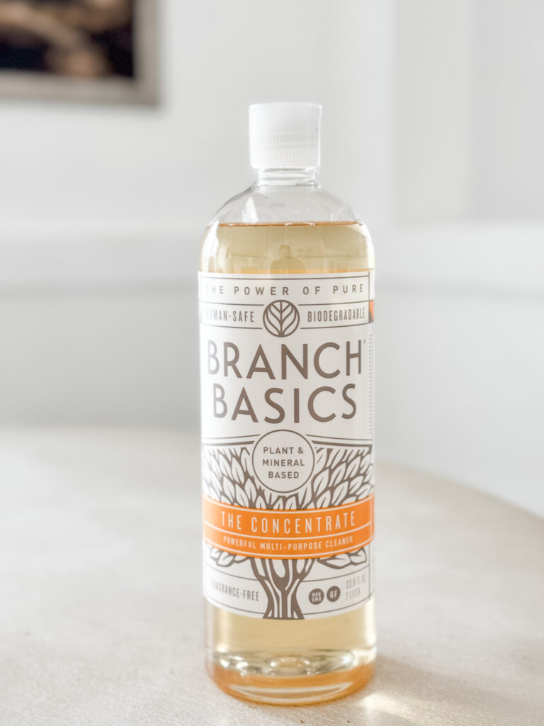 Nontoxic cleaning review - favorite non toxic cleaner for everyday use, windows, mirror, bathrooms and more - #marlydiceblog branch basics