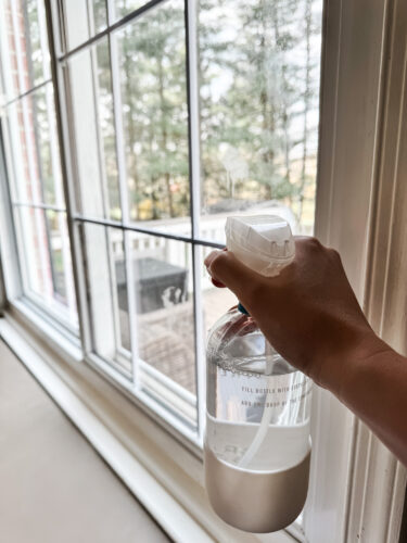 Nontoxic cleaning review - favorite non toxic cleaner for everyday use, windows, mirror, bathrooms and more - #marlydiceblog branch basics
